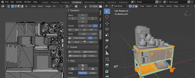 Blender应用变换（探索Blender的变换功能）