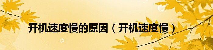 电脑速度太慢的简单解决方法（15个实用技巧助你提升电脑速度）