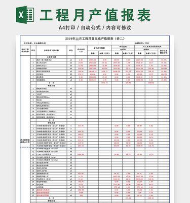 简单实用的做账表格模板（提高工作效率的必备工具）