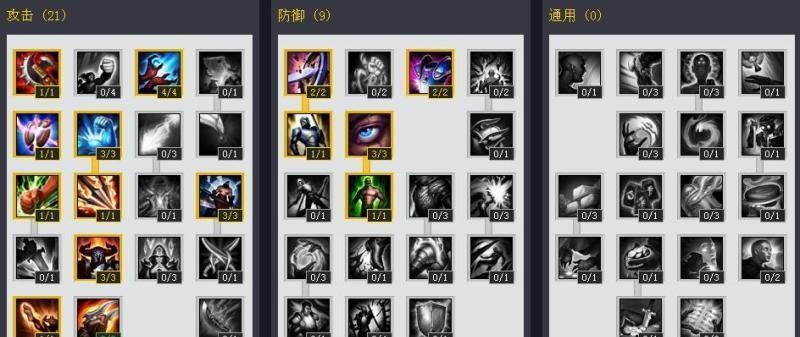 最新lol英雄天赋加点大全（解析最新英雄天赋加点方式）