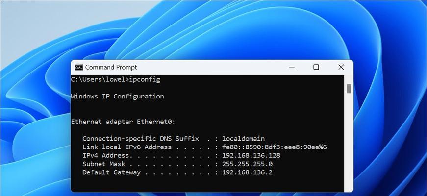 如何使用CMD获取IP地址（通过命令行快速获得设备的IP信息）