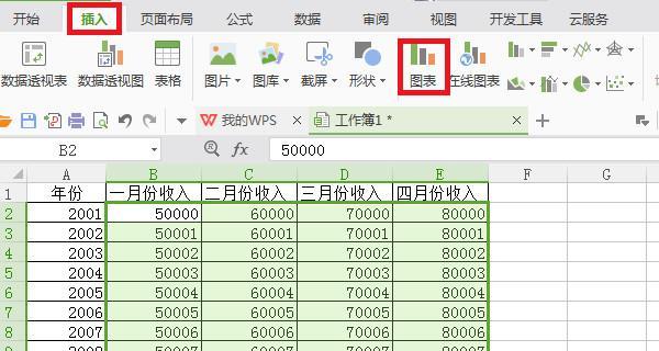 如何使用Excel制作折线图（教你轻松实现横纵坐标为主题的可视化数据分析）