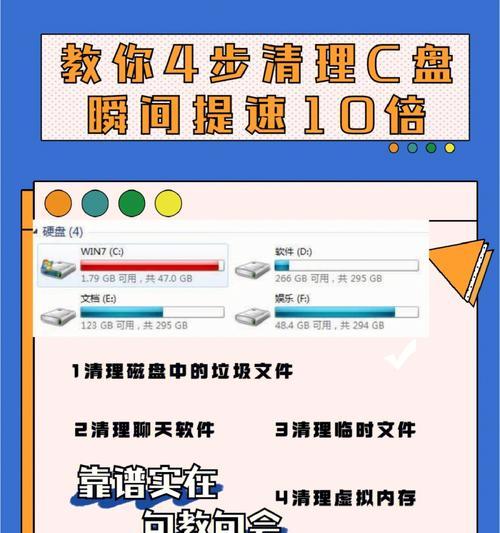 清理C盘垃圾文件的四种方法（轻松释放C盘空间）