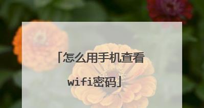 轻松查看自己家WiFi密码（快速找回遗忘的WiFi密码）